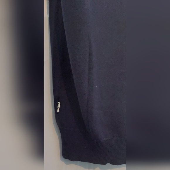 PERRY GOLF BY GLENMUIR MEN'S BLUE ARGYLE COTTON PULLOVER GOLF VEST SIZE L NWOT - Picture 4 of 7